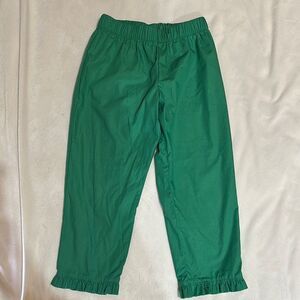TBBC EUC Green Ruffle Hem Pants size 5